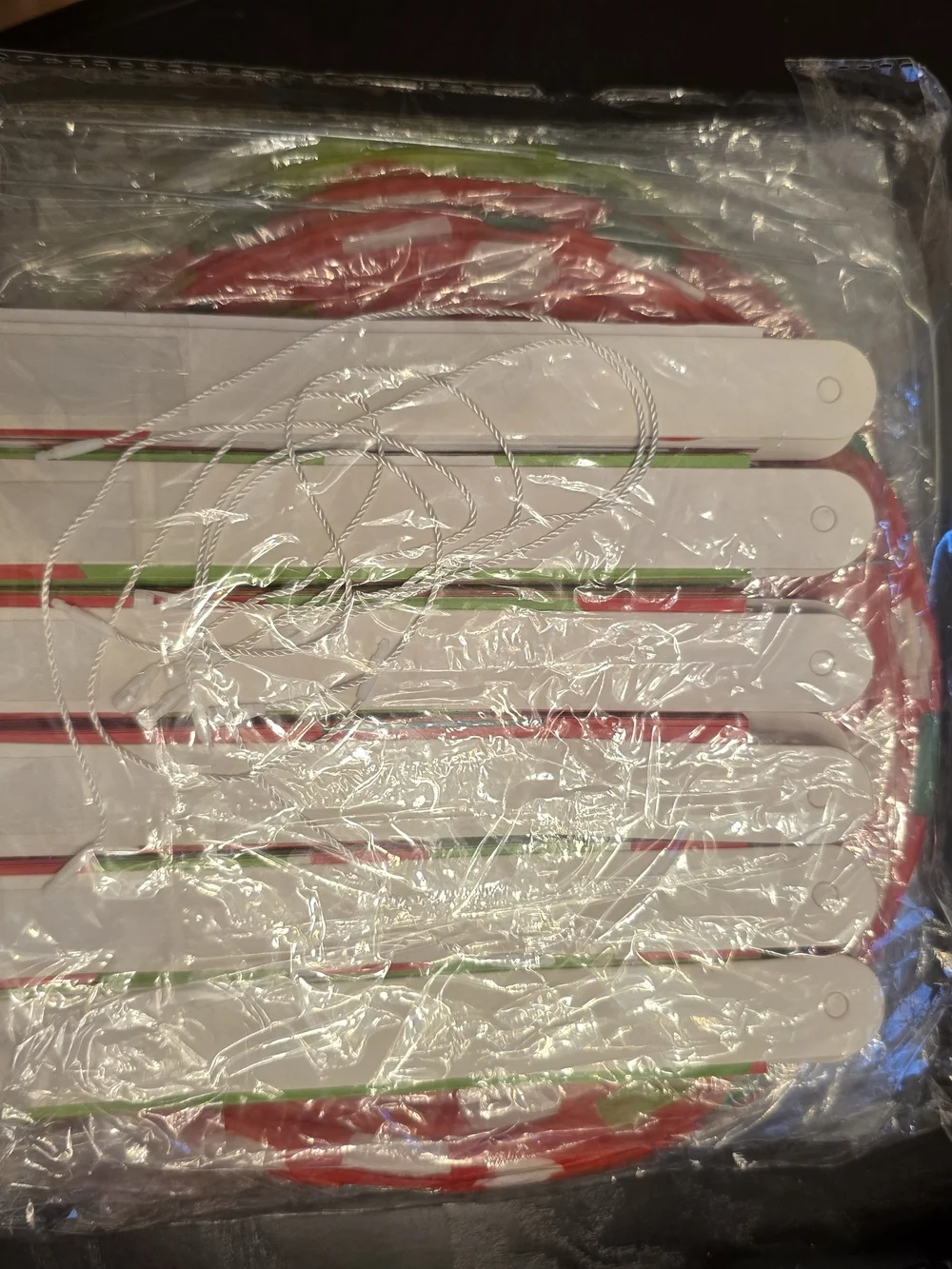 Festive Red & Green Paper Lantern and Fan Party Decorations. 18 Pieces. NWT.